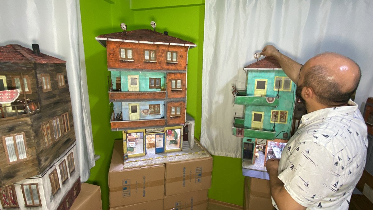 Kocaelili esnafın minyatür eserleri göz dolduruyor #1