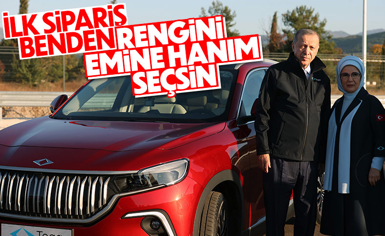 Cumhurbaşkanı Erdoğan, Togg'un ilk siparişini verdi