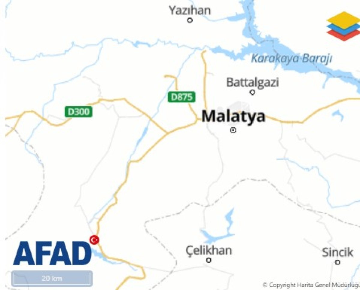 Malatya da 4.1 büyüklüğünde deprem #1