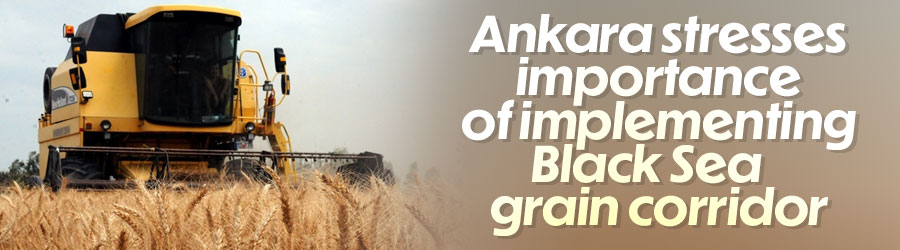 Ankara says maintaining Black Sea grain corridor is important