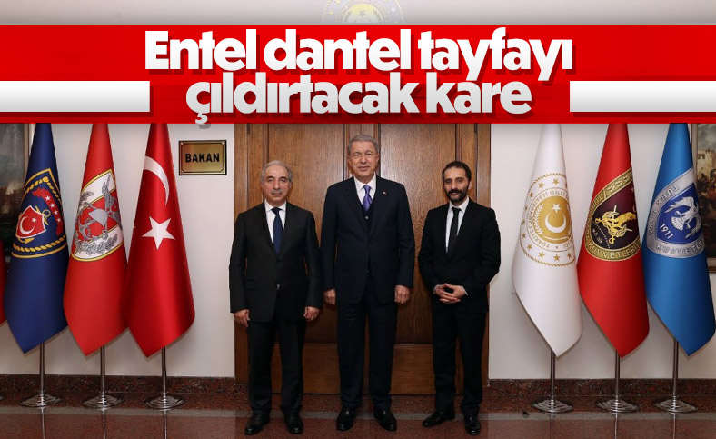 Hulusi Akar, oyuncu Burak Haktanır'ı kabul etti