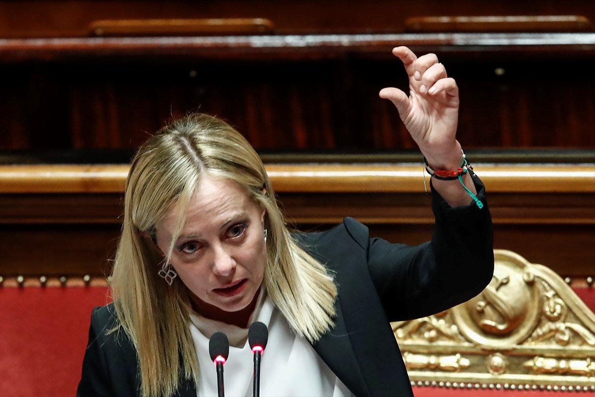 Italy's agenda Meloni's deputy minister with Nazi armband #2