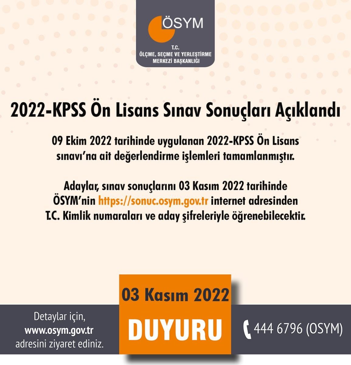 2022 KPSS ön lisans sınav sonuçları açıklandı #1