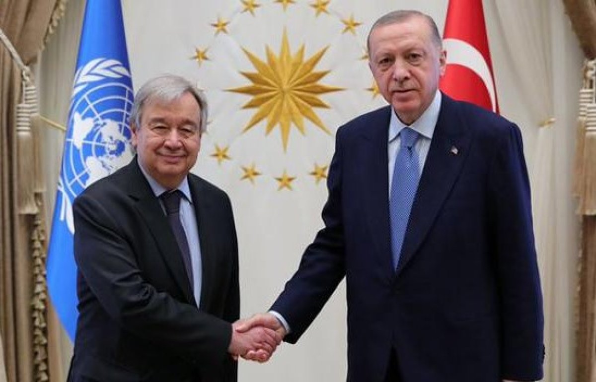 Cumhurbaşkanı Erdoğan, BM Genel Sekreteri Guterres ile görüştü #1