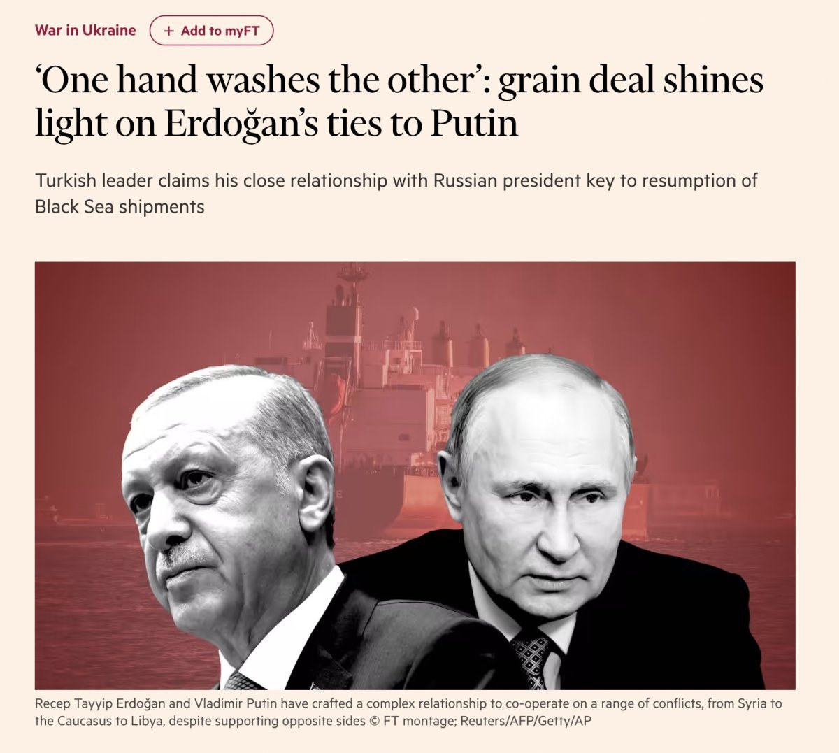 Financial Times: Rusya Türkiye ye bağımlı hale geldi #1