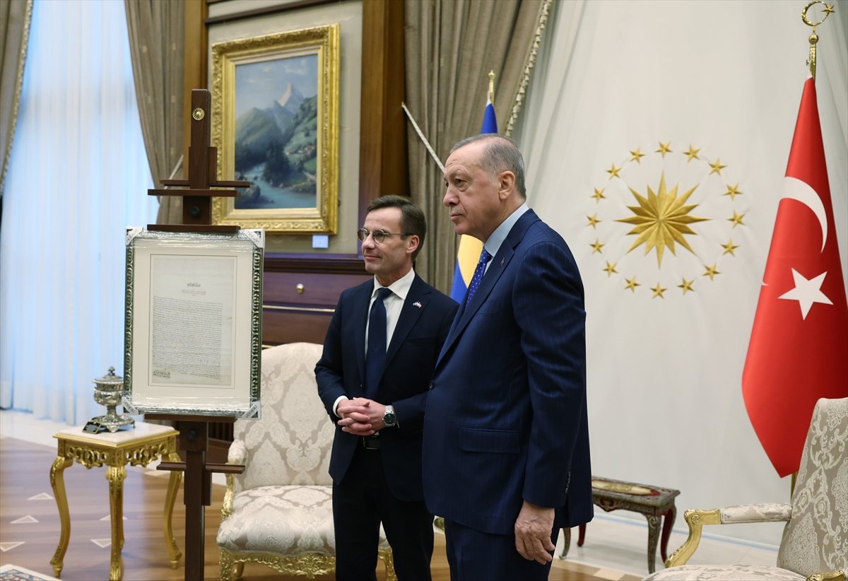 Cumhurbaşkanı Erdoğan dan Kristersson a Osmanlı sürprizi #3