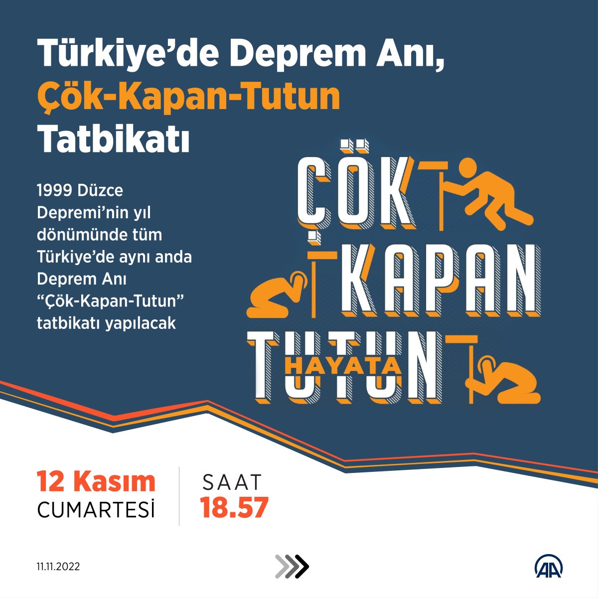 Türkiye’de ‘Çök-Kapan-Tutun’ tatbikatı yapılacak #1