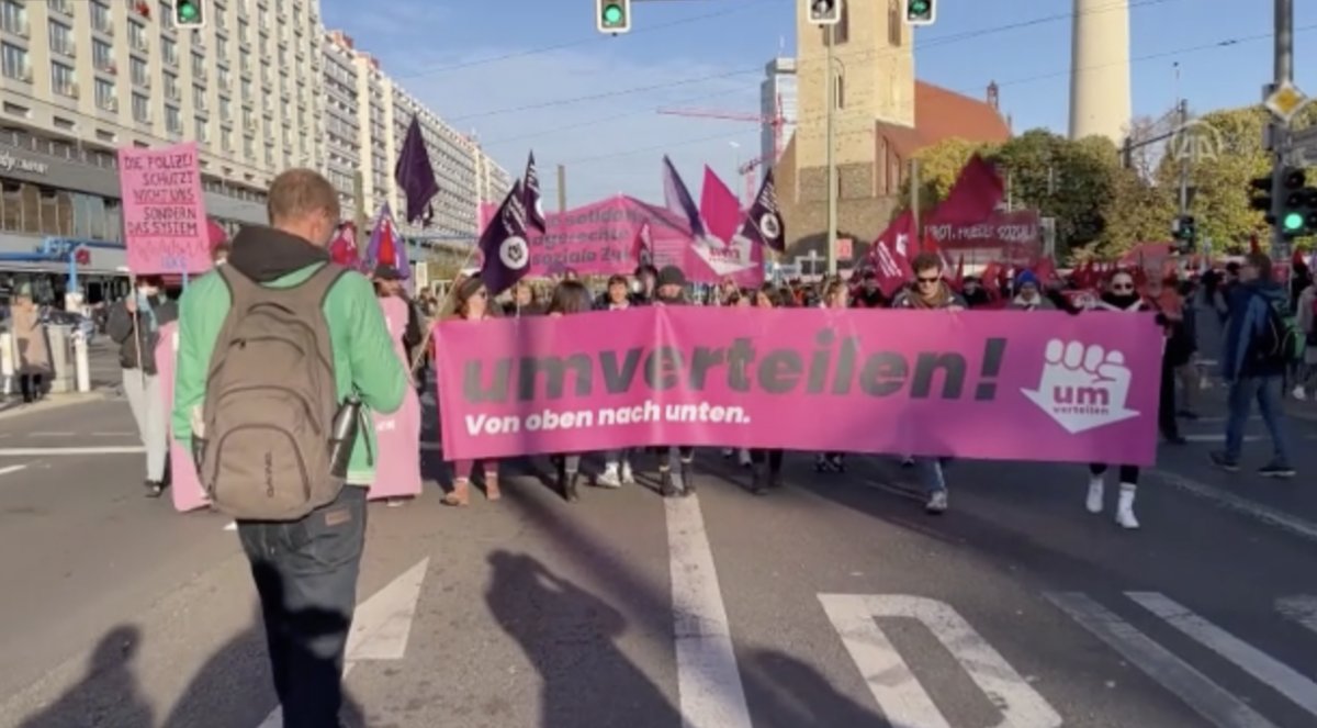Almanya da pahalılık protesto edildi #2