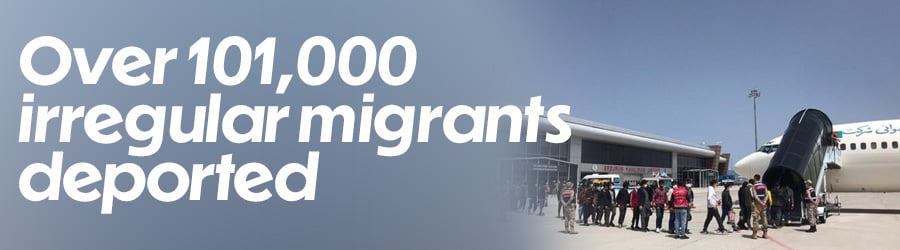 Turkey deports over 101,000 irregular migrants this year