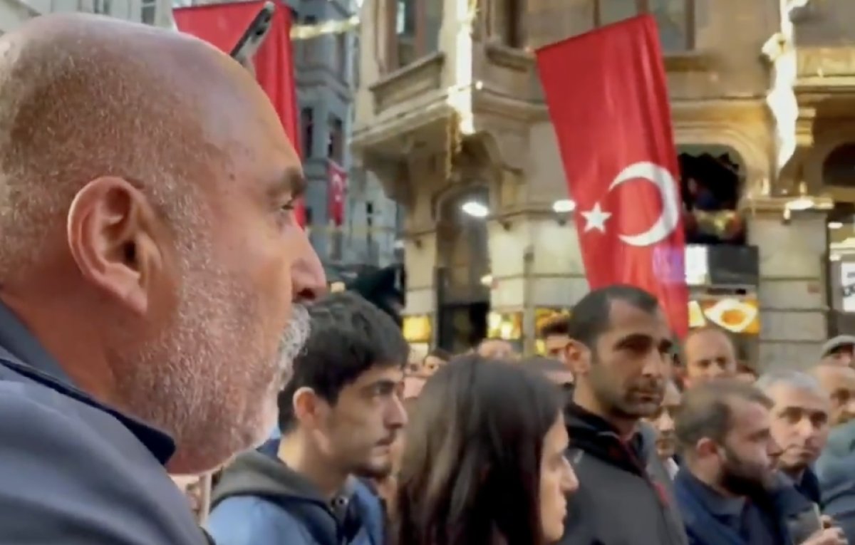 İstiklal Caddesi nde İyi Parti heyetine tepki #1