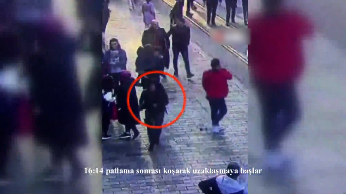 Taksim’deki saldırıyı gerçekleştiren teröristin görüntüleri #5