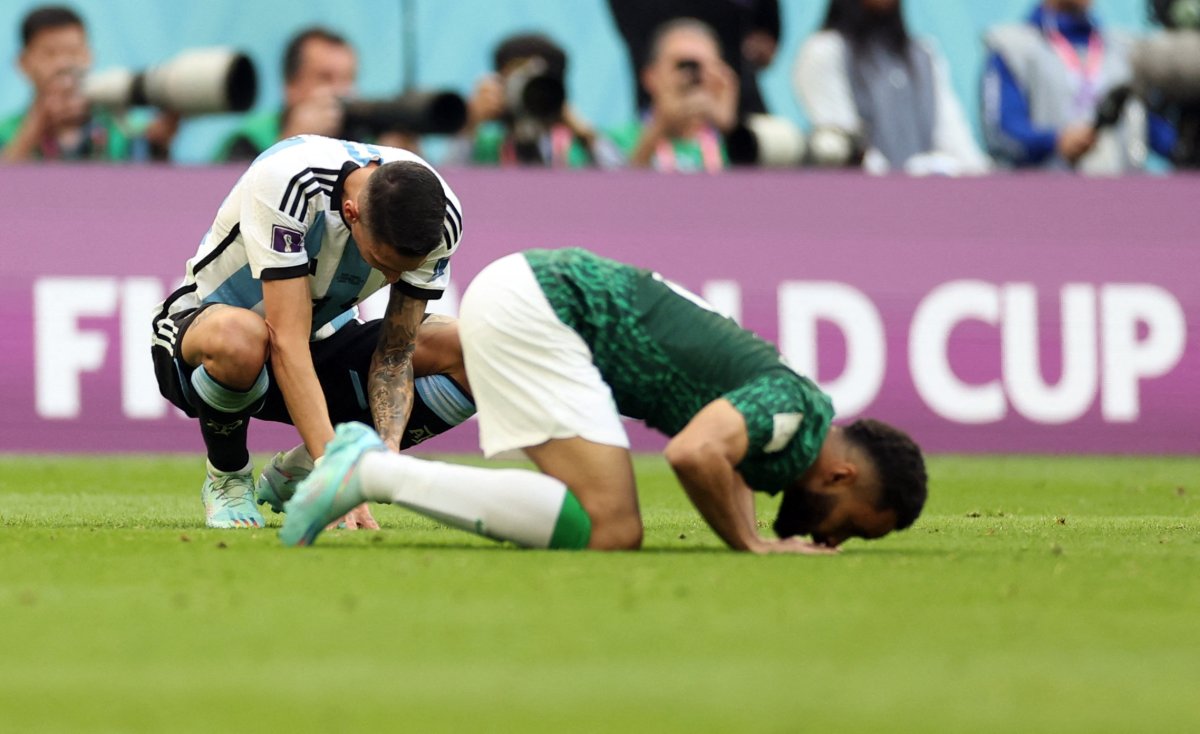 Suudi Arabistan - Arjantin maçının ardından dikkat çeken kareler #4