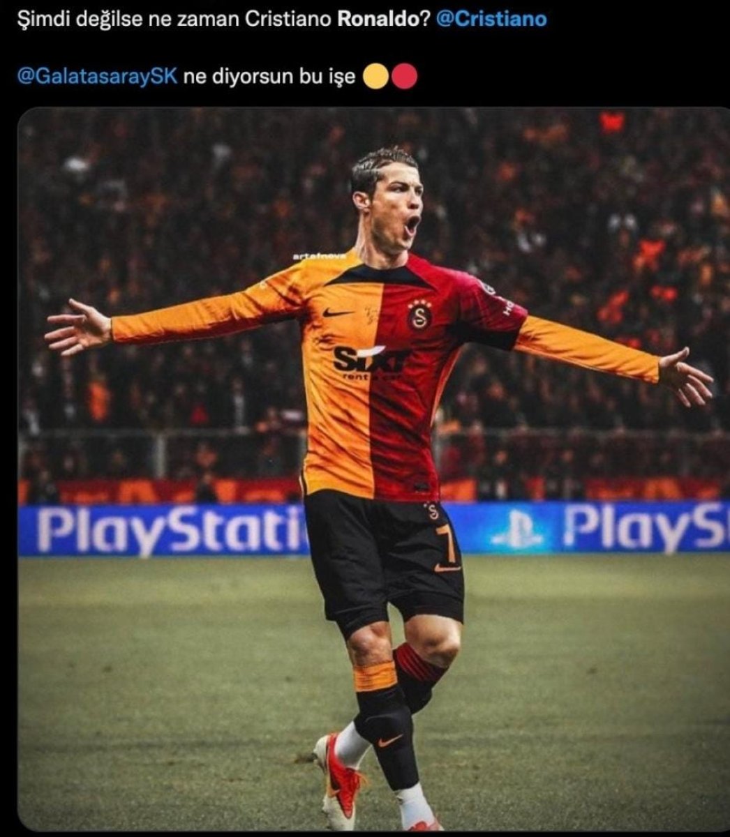 Galatasaray taraftarından Ronaldo çılgınlığı #1