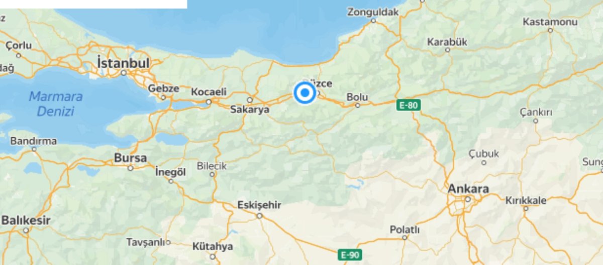 Düzce de 5.9 büyüklüğünde deprem. İstanbul da da hissedildi! #1