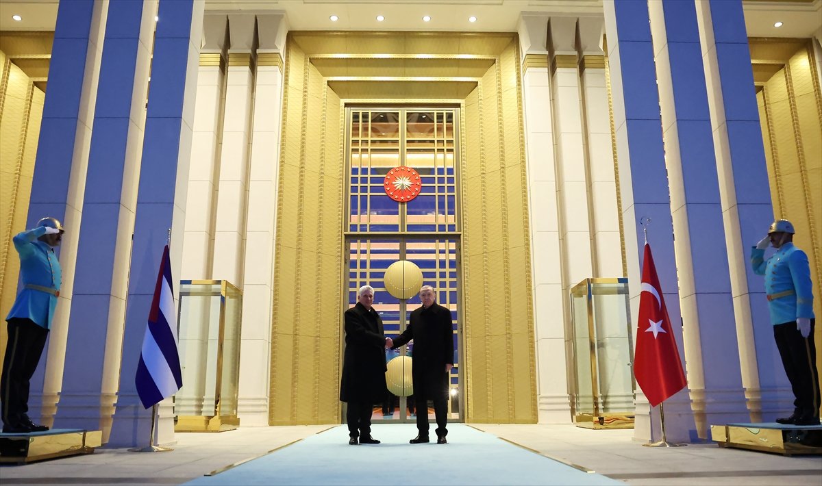Küba Devlet Başkanı Canel Ankara da #6