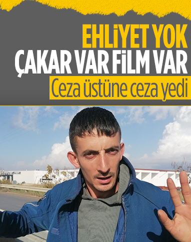 Antalya'da uygulamaya takılıp ceza yiyen adam: Tek suçlu cam filmi 