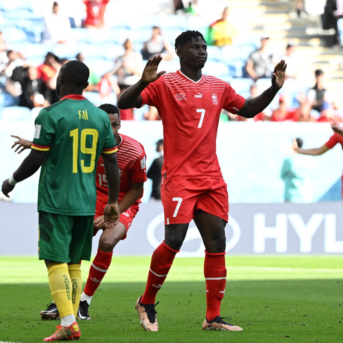 Kamerun doğumlu Embolo, İsviçre formasıyla golünü attı #1