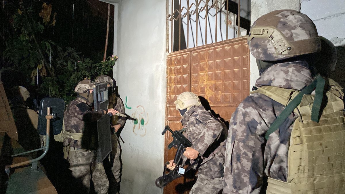 Mersin de terör örgütü PKK/KCK ya operasyon #1