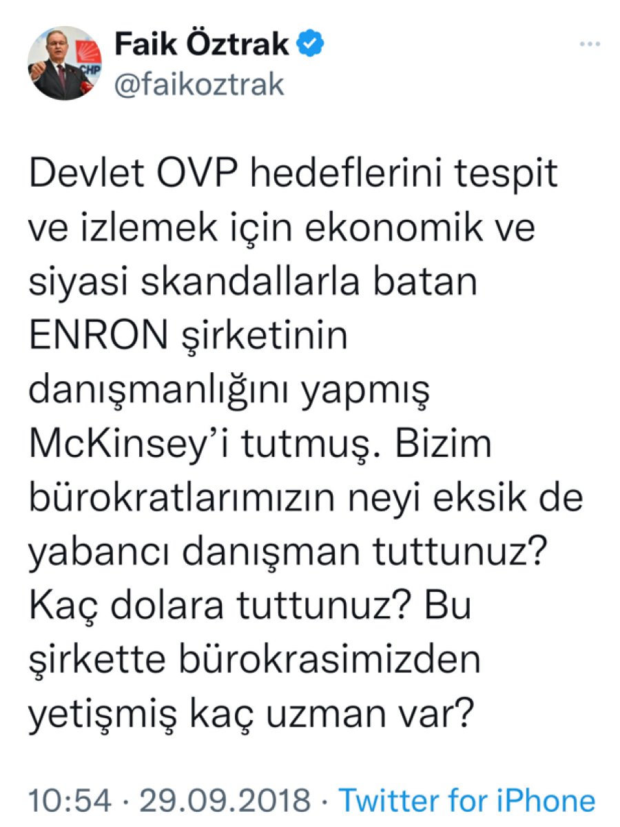 CHP nin yabancı bürokrat çelişkisi #1