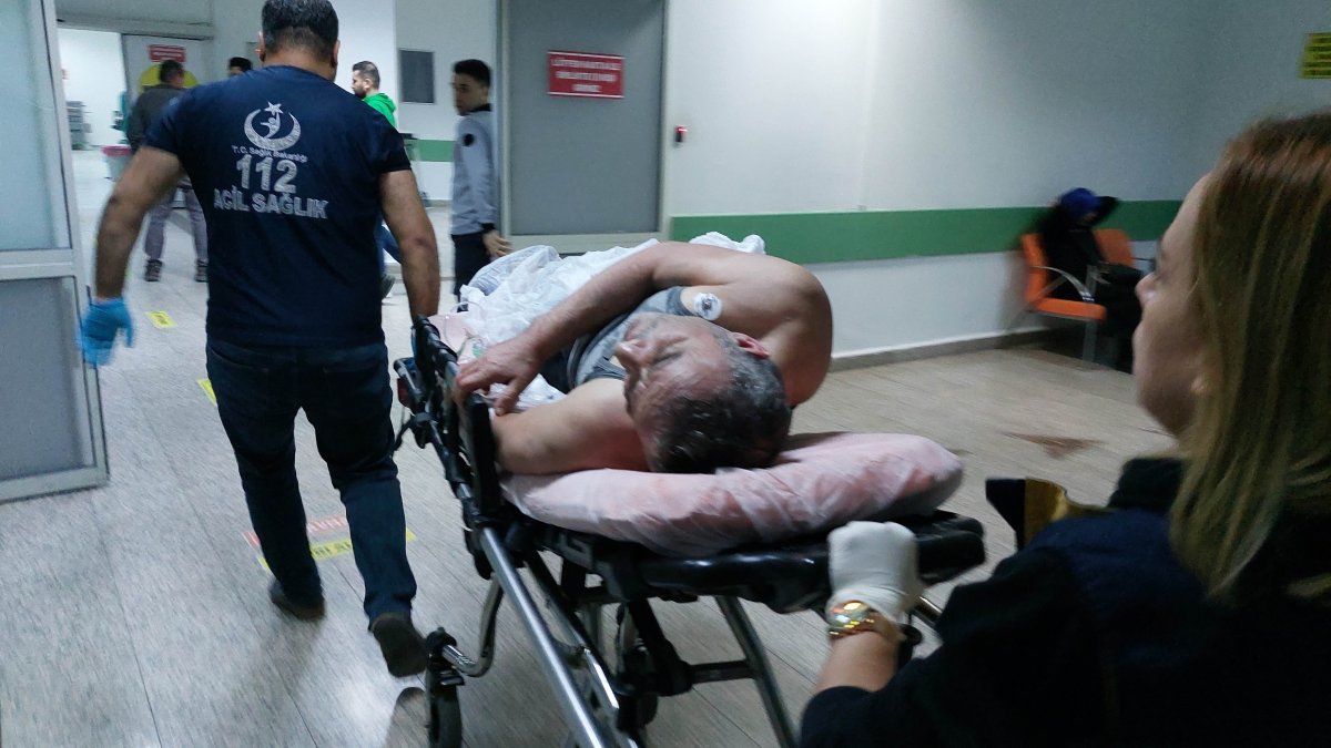Samsun da 7 yerinden bıçaklanan şahıs ağır yaralandı #1