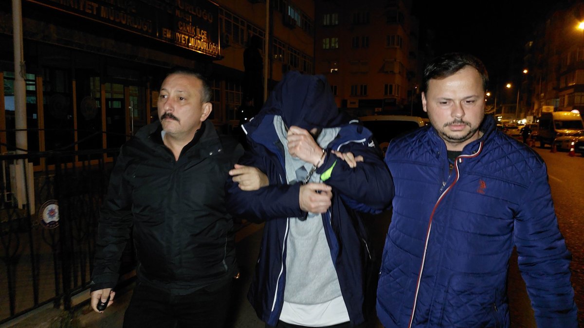 Samsun da 27 suçtan aranan şahıs spor salonundan çıkarken yakalandı #3