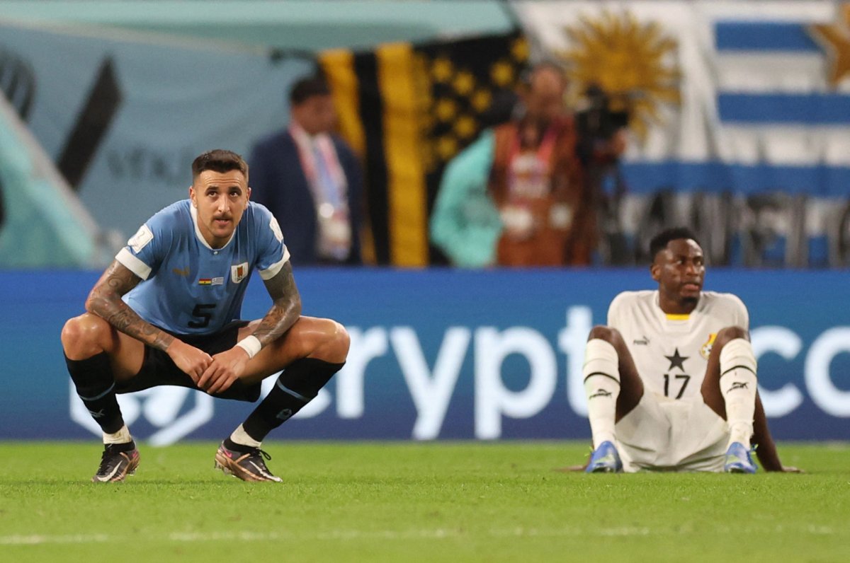 Uruguay, Gana yı yenmesine rağmen elendi #6