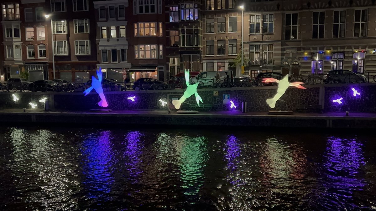 Amsterdam da Işık Sanatı Festivali başladı #9
