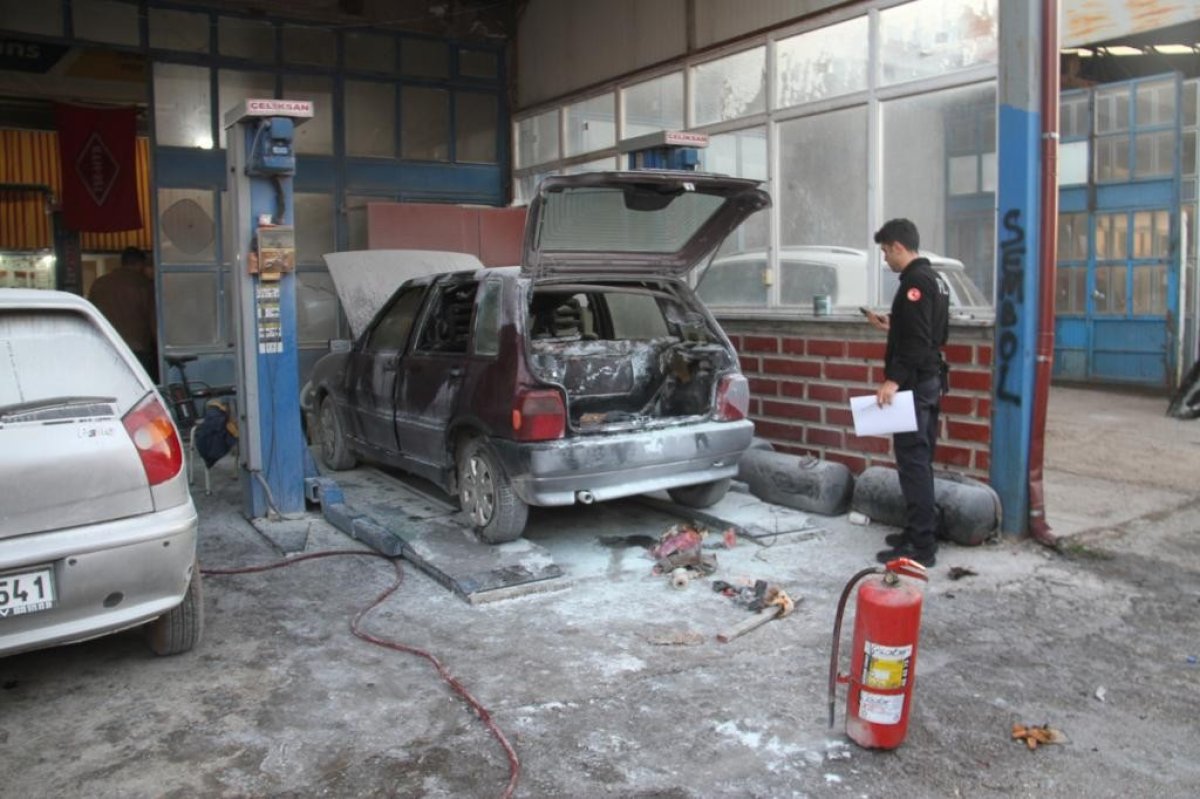 Konya’da LPG’li araç tamiratı sırasında patlama  #2