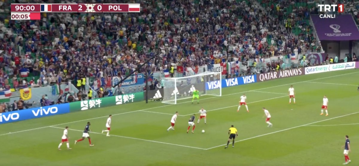Mbappe den Polonya ya müthiş gol #1