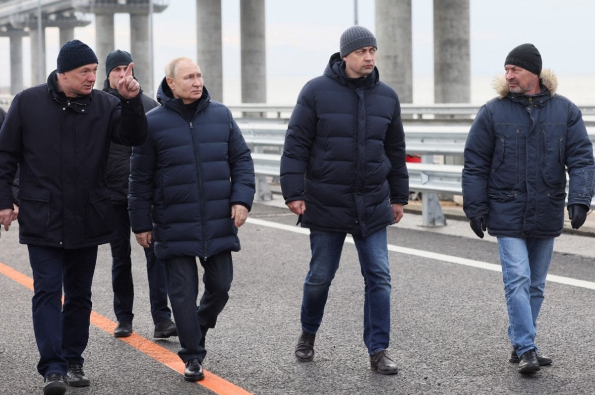 Putin Kırım Köprüsü nü ziyaret etti #2