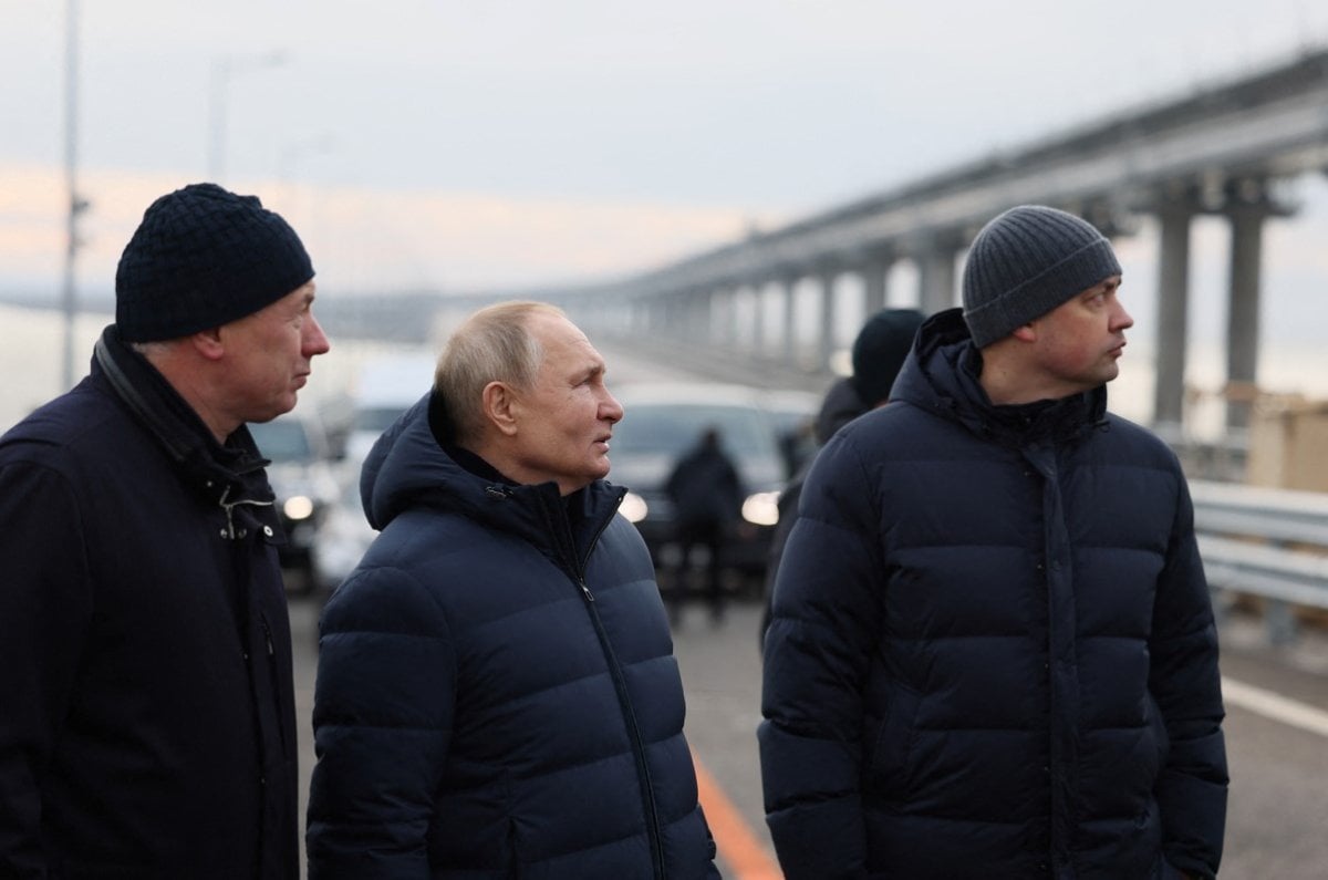 Putin Kırım Köprüsü nü ziyaret etti #4