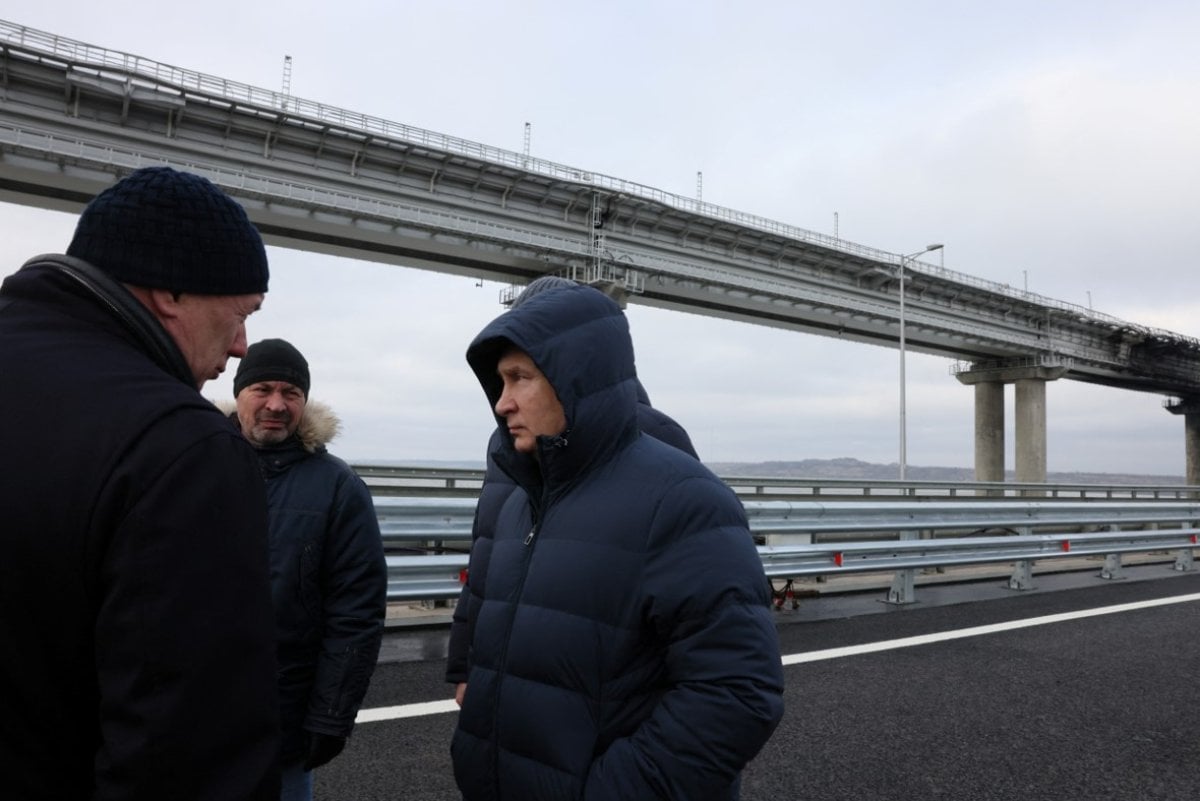 Putin Kırım Köprüsü nü ziyaret etti #3