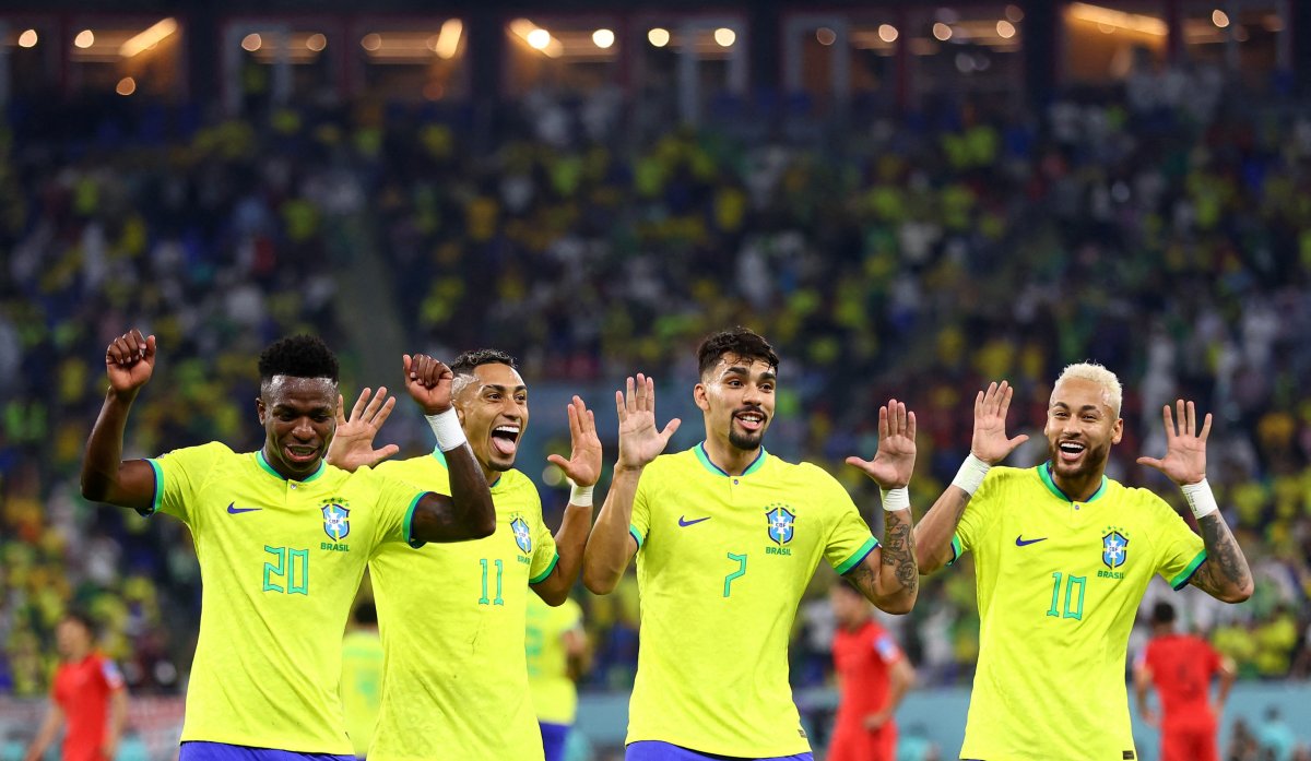 Güney Kore yi 4-1 yenen Brezilya çeyrek finalde #4