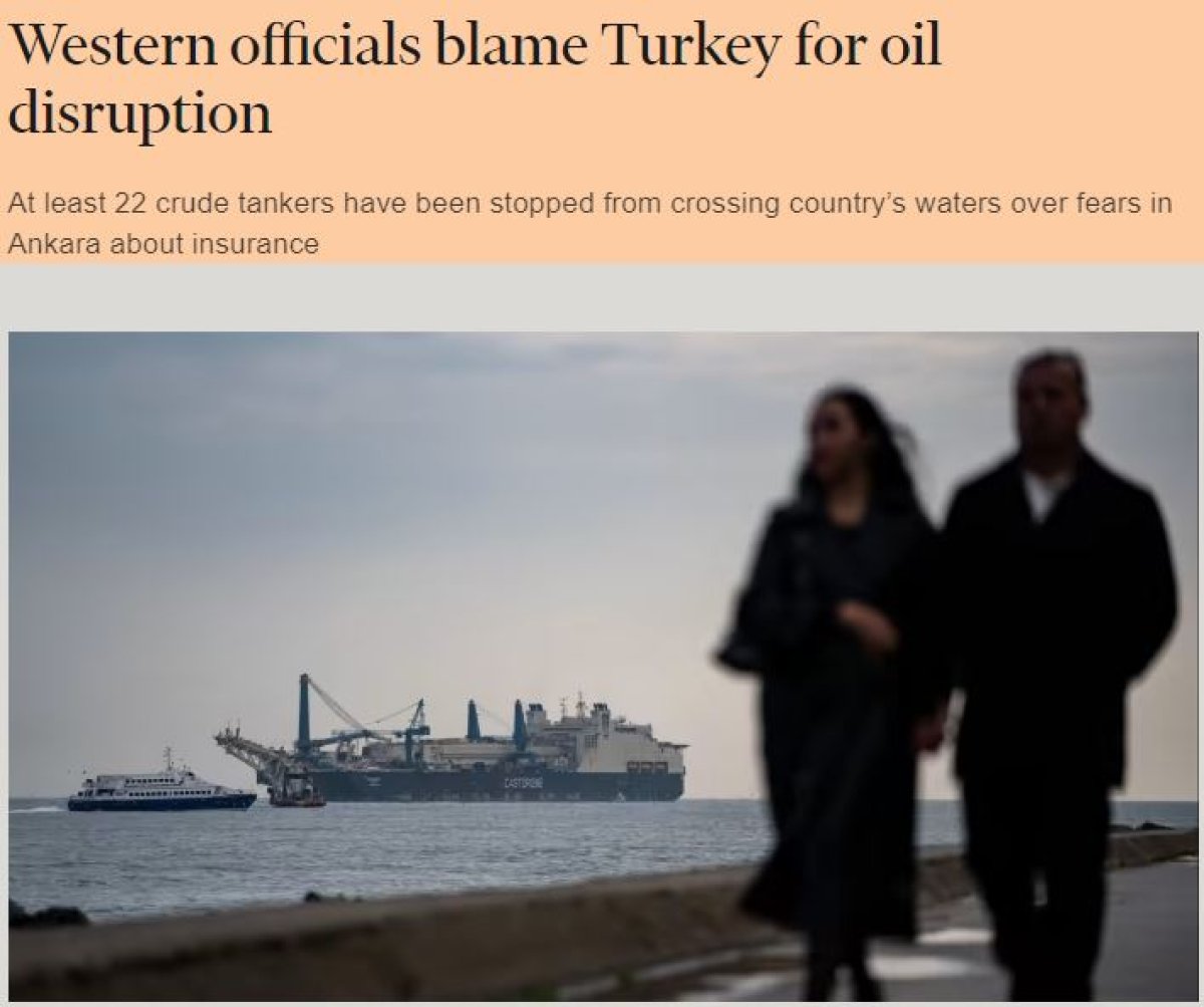 Batı, petrol tankeri trafiği nedeniyle Türkiye yi hedef aldı #2