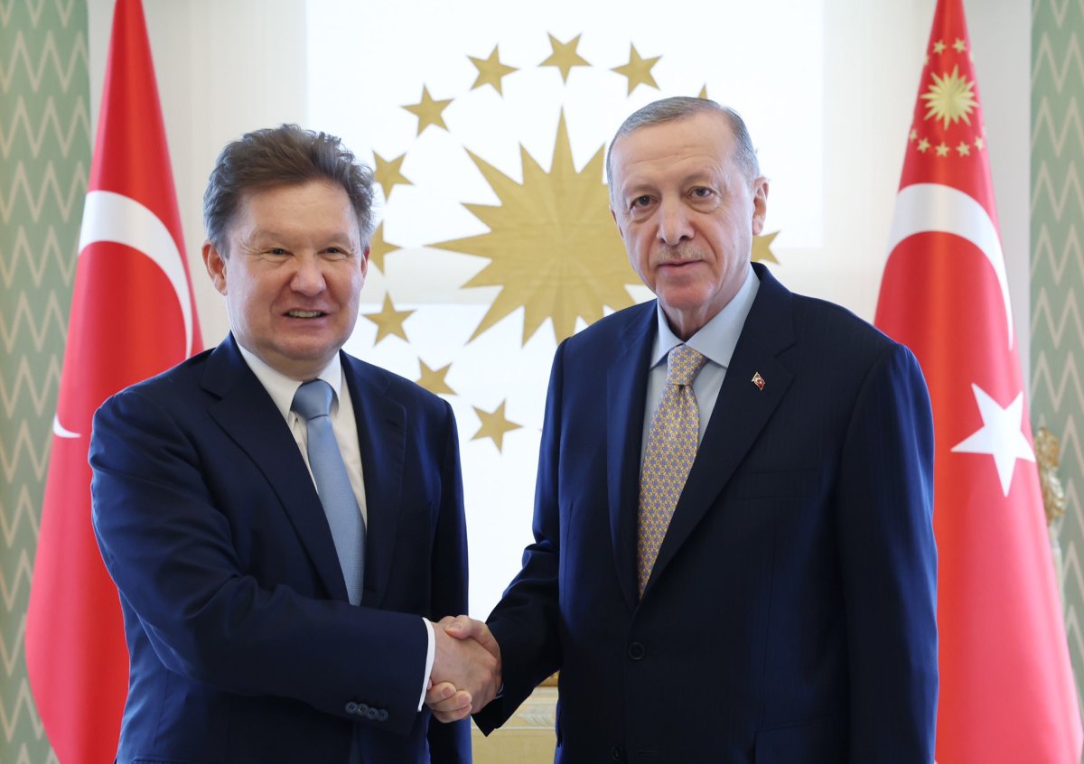 Cumhurbaşkanı Erdoğan, Gazprom CEO su Aleksey Miller ile görüştü #2
