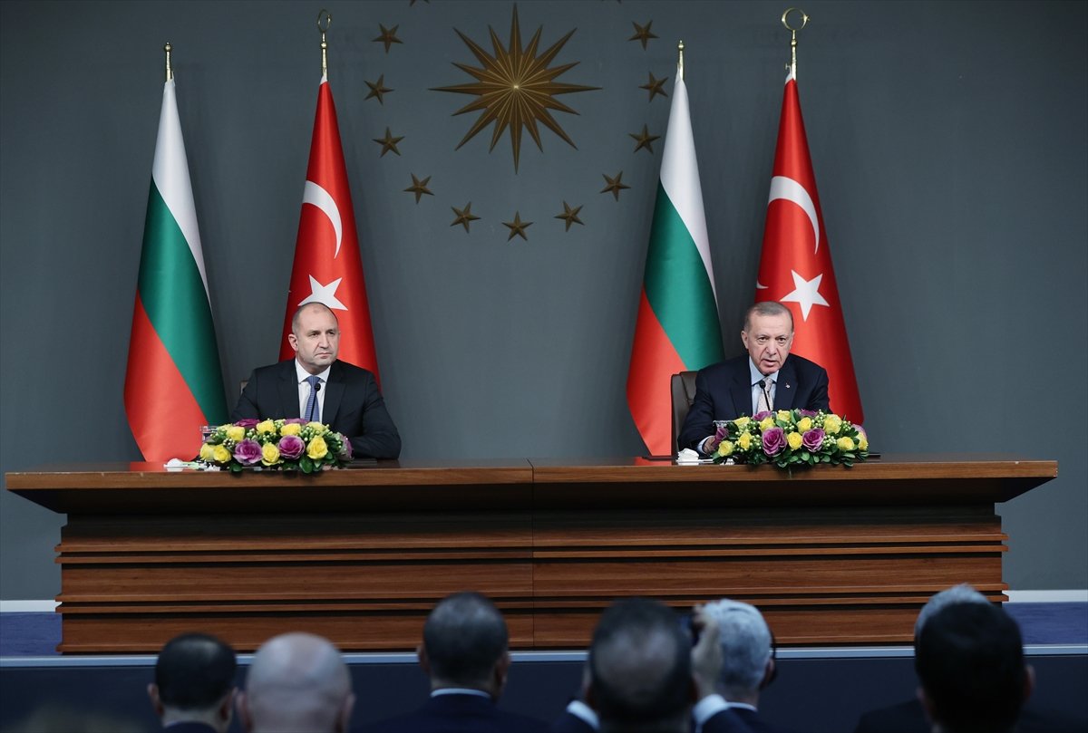 Cumhurbaşkanı Erdoğan Bulgar mevkidaşını kabul etti #1