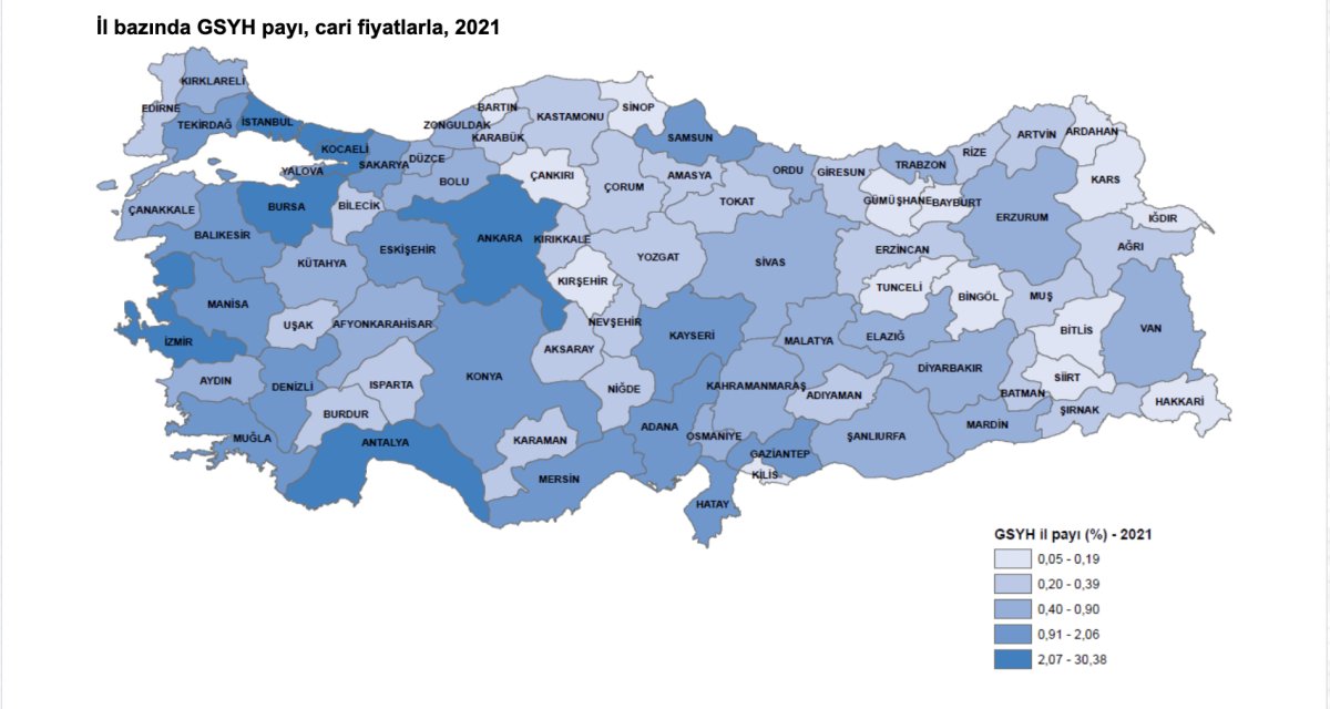 Milli gelire en fazla katkı İstanbul dan geldi #1