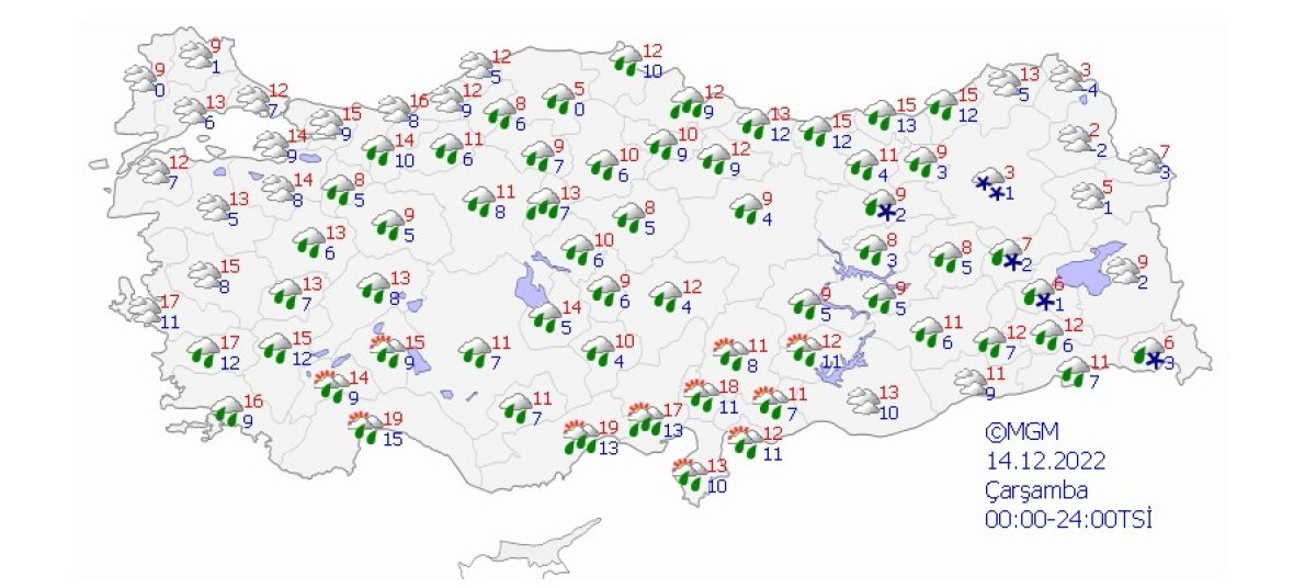 Meteoroloji den 4 ile kuvvetli sağanak uyarısı #3