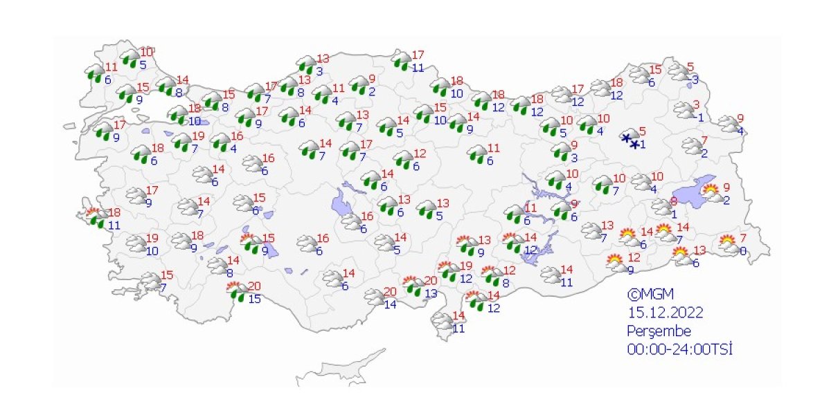 Meteoroloji den 4 ile kuvvetli sağanak uyarısı #4