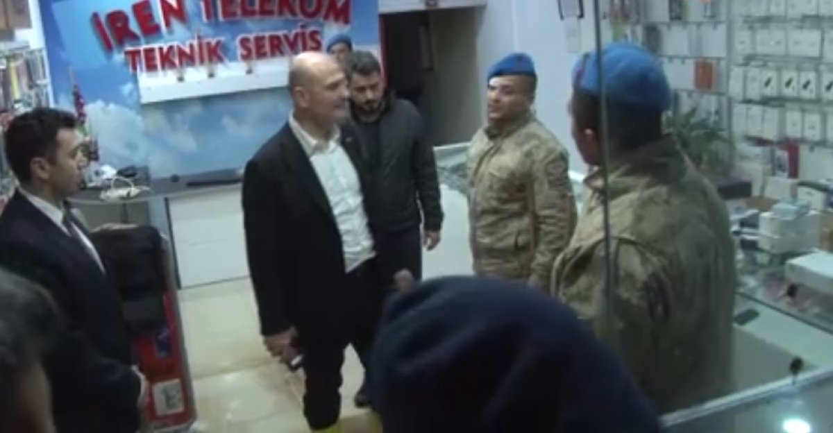 Süleyman Soylu dan Antalya daki sel mağduru esnafa ziyaret #3