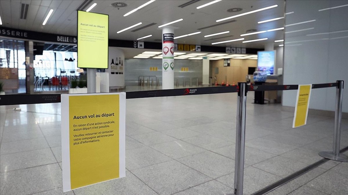 Brüksel Havalimanı nda uçuşlar grev nedeniyle iptal ediliyor #2