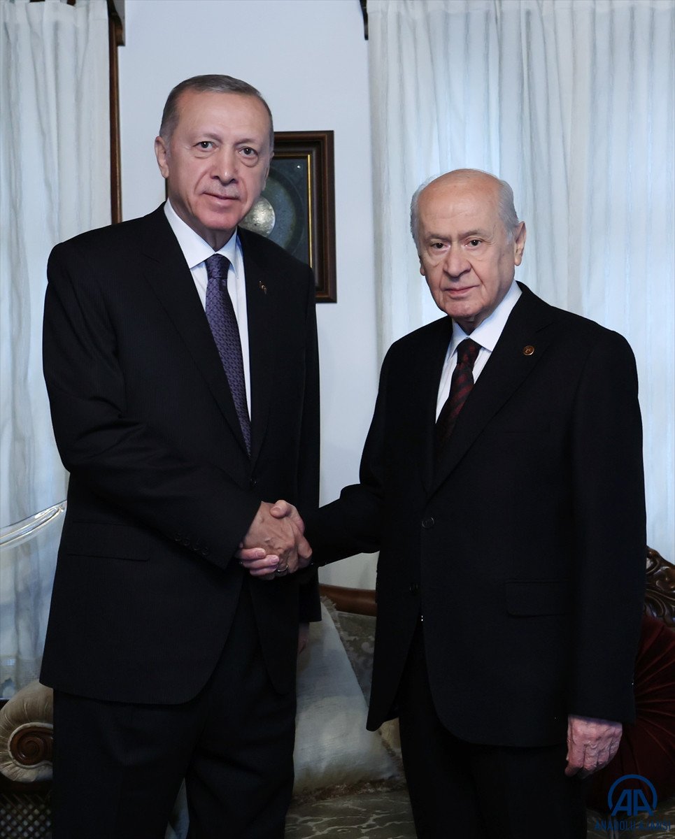 Cumhurbaşkanı Erdoğan, Devlet Bahçeli yi ziyaret etti #11