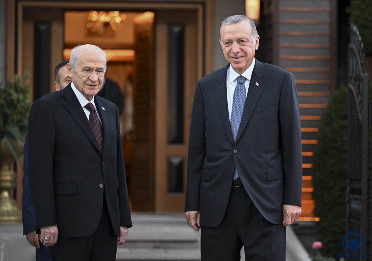 Cumhurbaşkanı Erdoğan, Devlet Bahçeli yi ziyaret etti #8