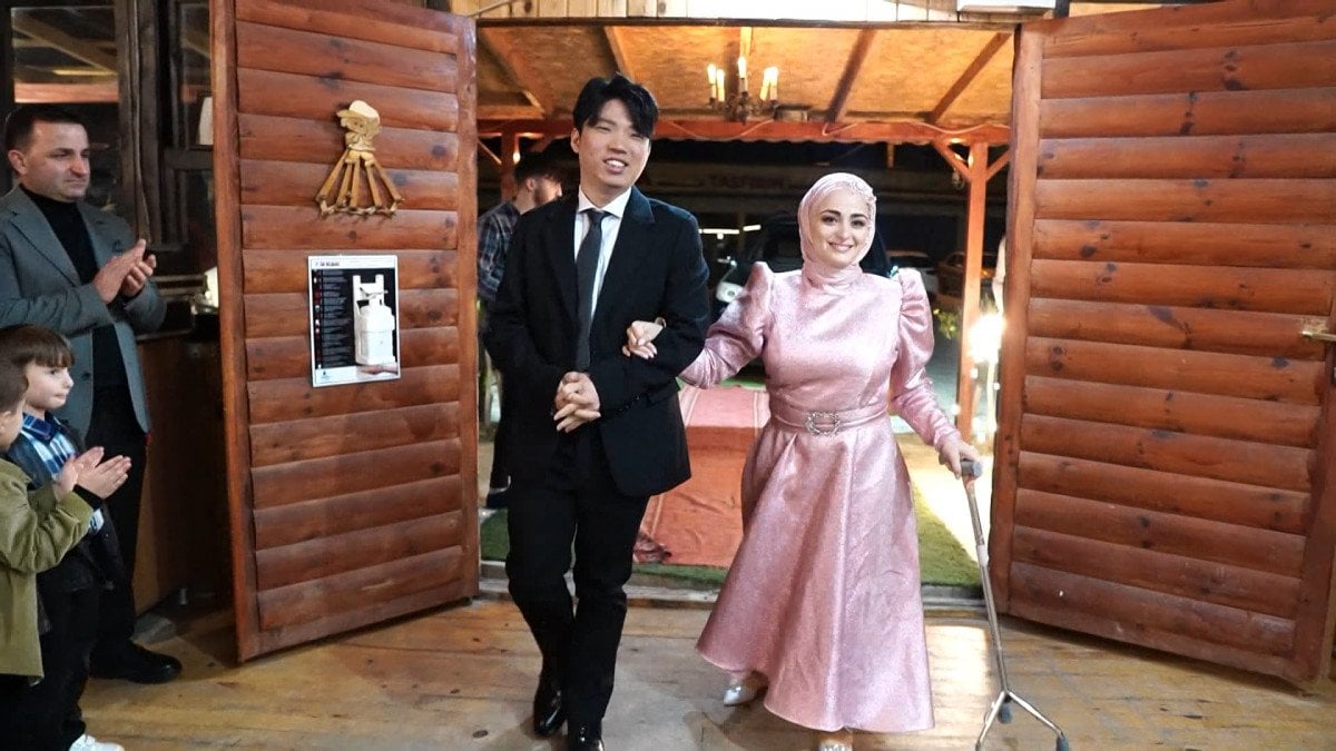 Rizeli Semanur’a aşık olan Güney Koreli, Müslümanlığı seçti  #3