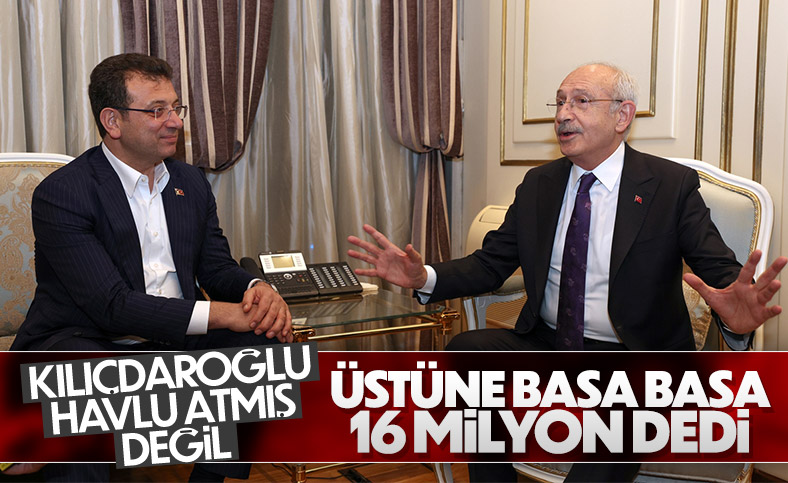 Kılıçdaroğlu'ndan İmamoğlu'na: Moralini bozma, 16 milyon seni kucaklıyor