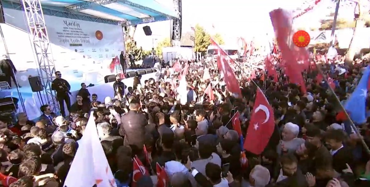 Cumhurbaşkanı Erdoğan, Mardin’de binlere seslendi #1