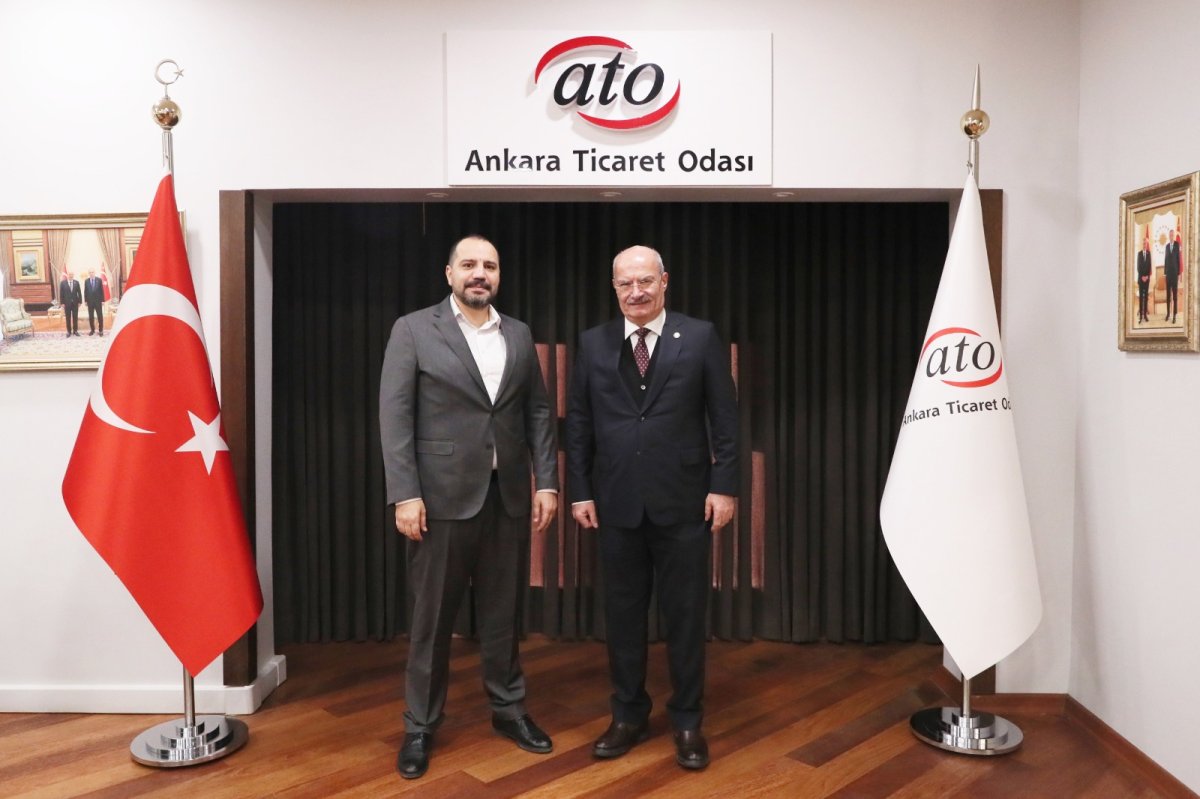 Alper Özbilen den ATO Başkanı Gürsel Baran a ziyaret #1