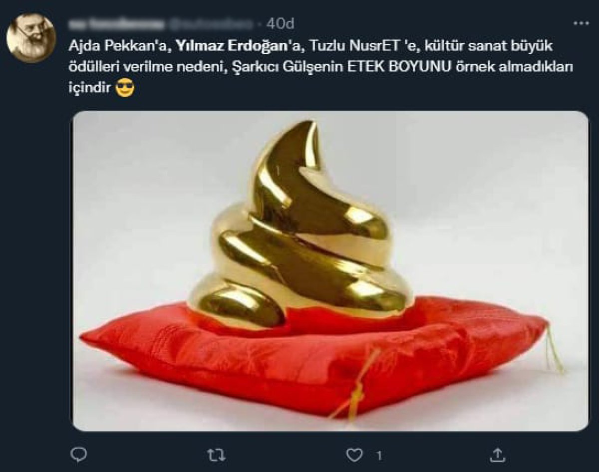 Cumhurbaşkanı nın elinden ödül alan Yılmaz Erdoğan a sosyal medya linci #2