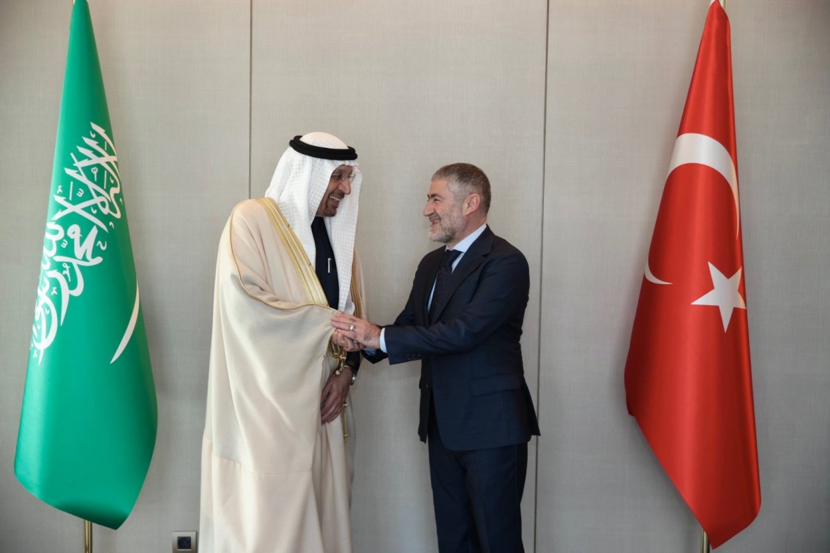 Nureddin Nebati, Suudi Arabistan Yatırım Bakanı el-Falih ile görüştü #1