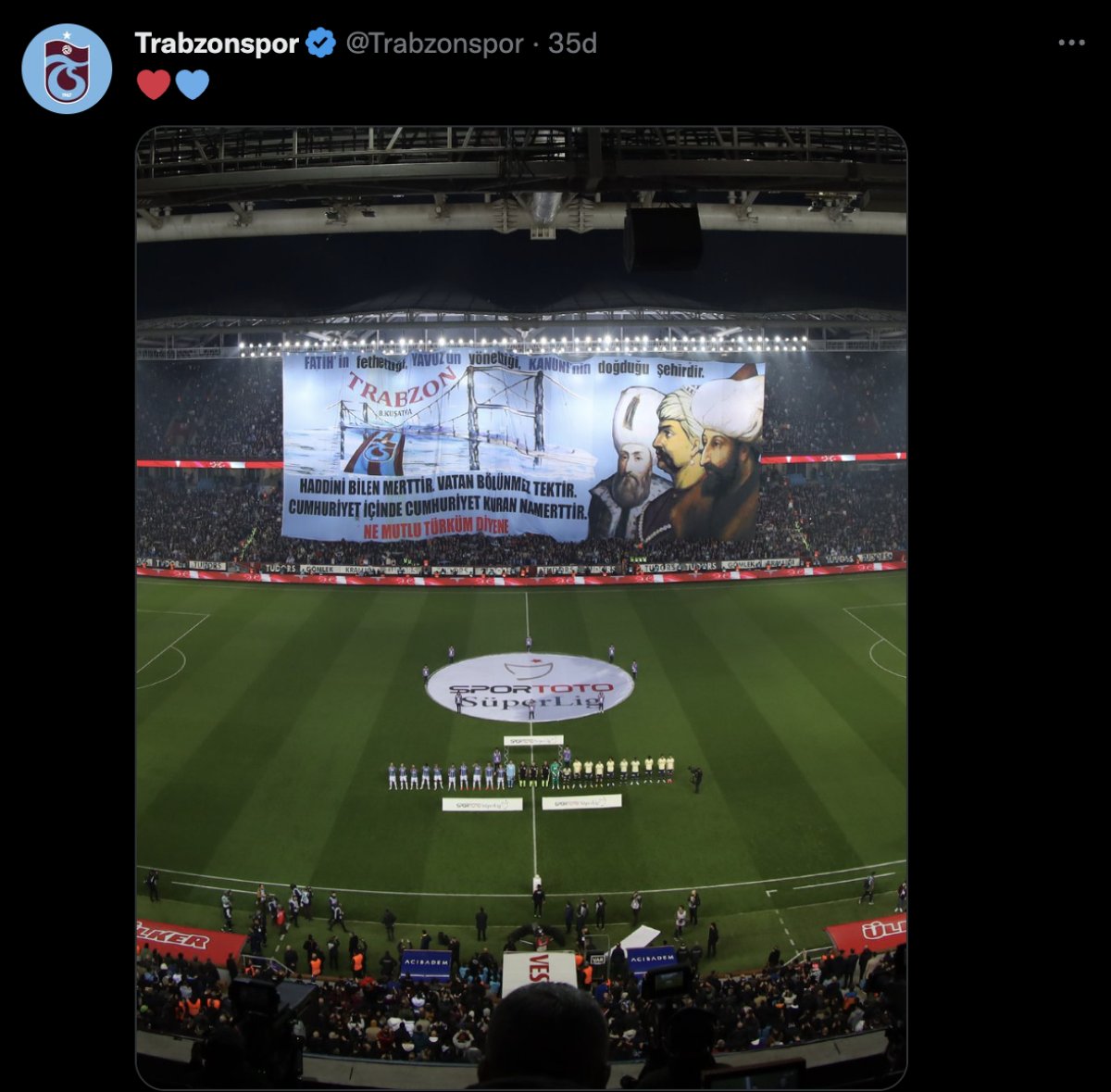 Significant banner from Trabzonspor #4
